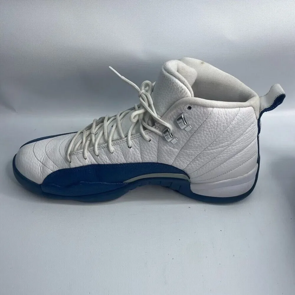 Nike Air Jordan 12 Retro French Blue 2016 130690-113 Sz 14 Blue White Silver XII